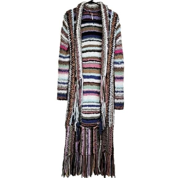 Free People Technicolor Cardigan XS Sweater - Picture 2 of 11